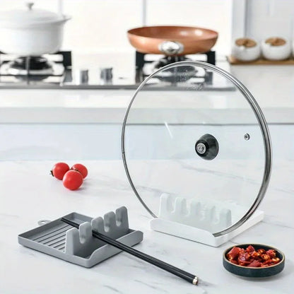 Nexora™ Multi-Functional Kitchen Utensil Holder – Countertop Organizer for Spoons, Spatulas & Pot Lids