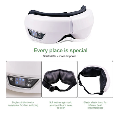 Nexora Heated Eye Massager – Rechargeable Relaxation Tool for Tired Eyes