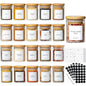 Nexora™ Glass Spice Jars – Minimalist Kitchen Storage Containers for Spices, Salt, Sugar & Coffee