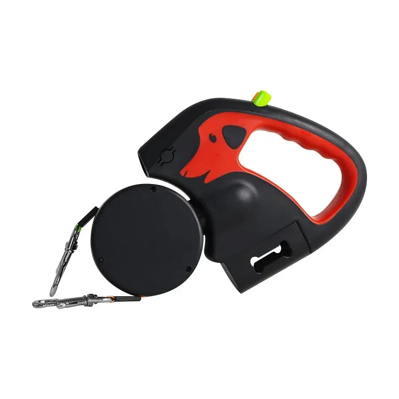 Nexora 3M Retractable LED Dog Leash – No-Tangle 360° Swivel Reflective Walking Lead for Small Dogs