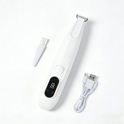 Nexora™ 2-in-1 Pet Grooming Kit – Waterproof Hair Trimmer with LED & UV Light for Dogs & Cats