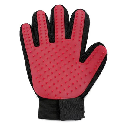 Nexora™ Silicone Pet Grooming Glove – Gentle Hair Remover & Bath Brush for Dogs & Cats